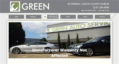 Desktop Screenshot of greenautoservice.ie